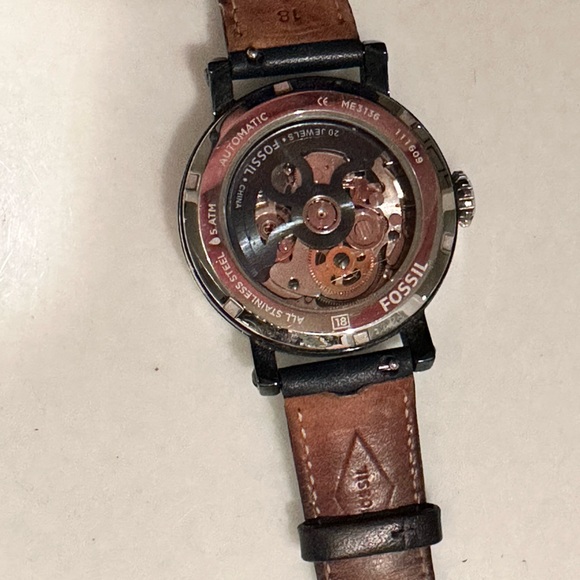 Fossil boyfriend skeleton blue watch - Picture 2 of 4